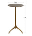 Uttermost Beacon Gold Accent Table