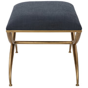 Uttermost Crossing Small Navy Bench