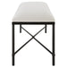 Uttermost Avenham Black Framed Bench