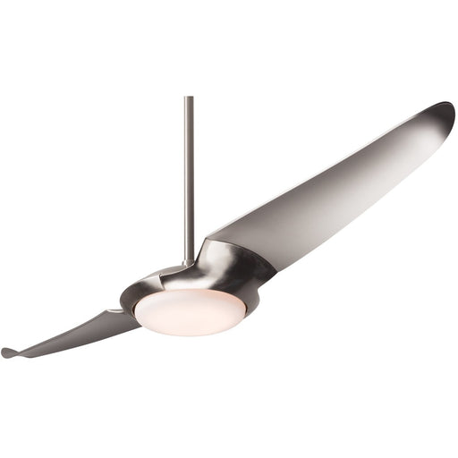 Modern Fan IC/AIR2 Bright Nickel 56" Ceiling Fan with Nickel Blades and Remote Control - ALCOVE LIGHTING