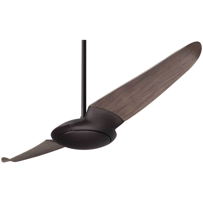 Modern Fan IC/AIR2 Dark Bronze 56" Ceiling Fan with Graywash Blades and Remote