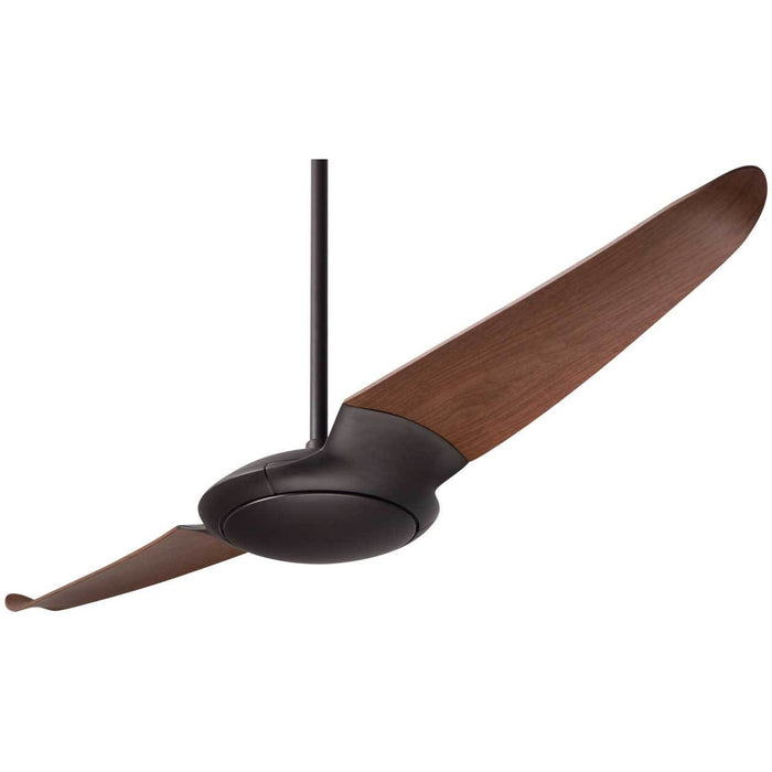 Modern Fan IC/AIR2 Dark Bronze 56" Ceiling Fan with Mahogany Blades and Remote