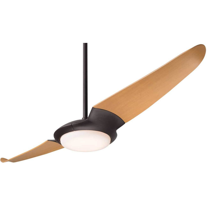Modern Fan IC/AIR2 Dark Bronze 56" Ceiling Fan with Maple Blades and Remote