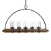 Uttermost 21328 Atwood 5 Light Rustic Linear Chandelier 