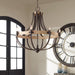 Uttermost 21329 Dubois 8 Light Chandelier