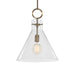 Uttermost Imbuto Funnel Glass 1 Light Pendant