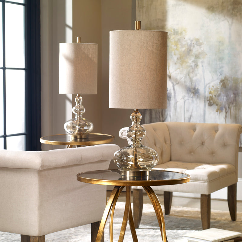 Uttermost 29538-1 Formoso Amber Glass Table Lamp