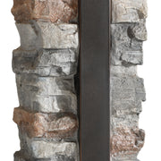 Uttermost 27806-1 Kodiak Stacked Stone Lamp