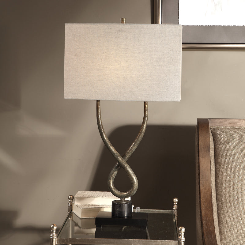 Uttermost 27811-1 Talema Aged Silver Lamp