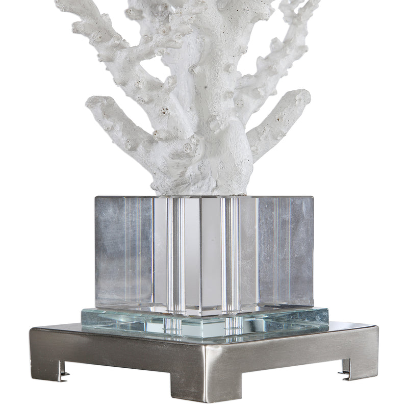 Uttermost 29679-1 Corallo White Coral Table Lamp