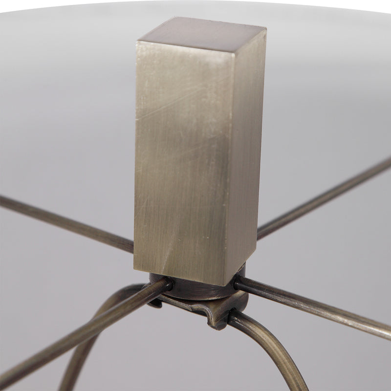 Uttermost 26379-1 Zade Warm Gray Table Lamp