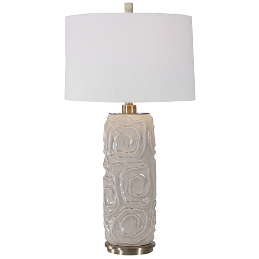 Uttermost 26379-1 Zade Warm Gray Table Lamp
