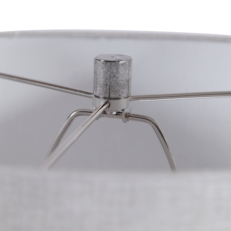 Uttermost 26349-1 Mikkel Charcoal Table Lamp