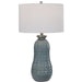 Uttermost 26362-1 Zaila Light Blue Table Lamp
