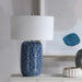 Uttermost 28274-1 Sedna Blue Table Lamp