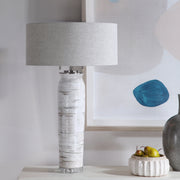 Uttermost 28275 Lenta White Table Lamp