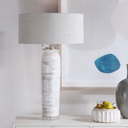 Uttermost 28275 Lenta White Table Lamp