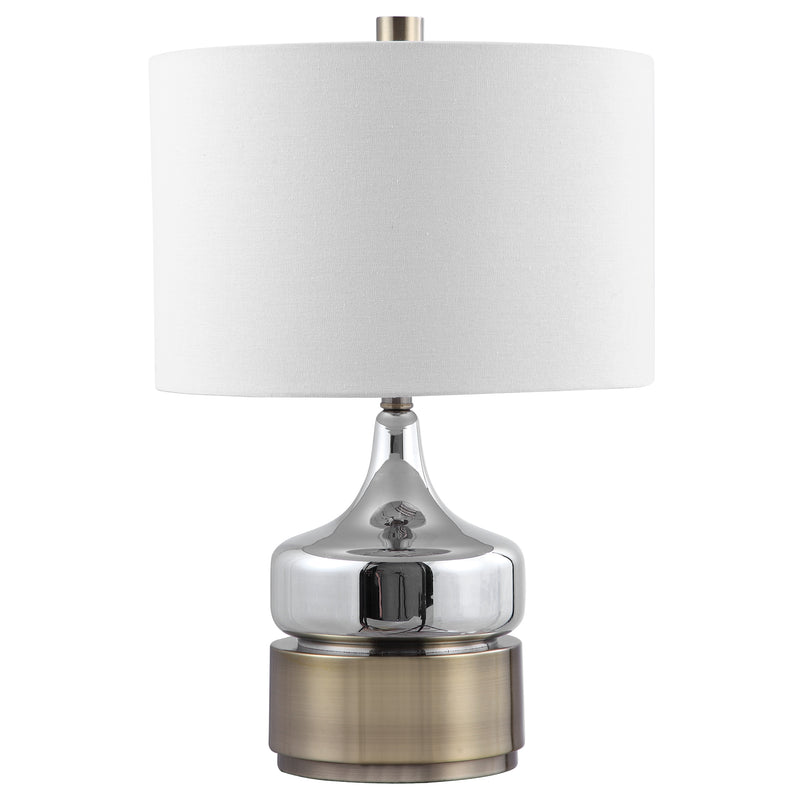 Uttermost 28337-1 Como Chrome Table Lamp