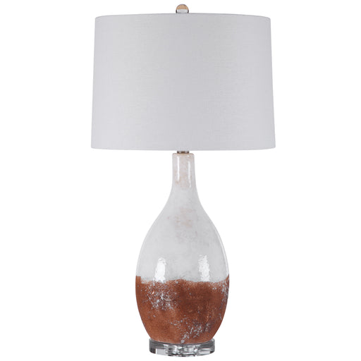 Uttermost 28339-1 Durango Rust White Table Lamp