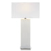 Uttermost Pillar White Marble Table Lamp