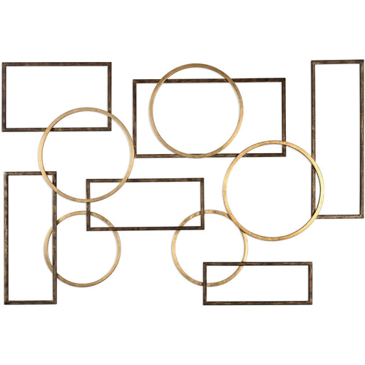 Uttermost 4062 Elias Bronze And Gold Wall Art