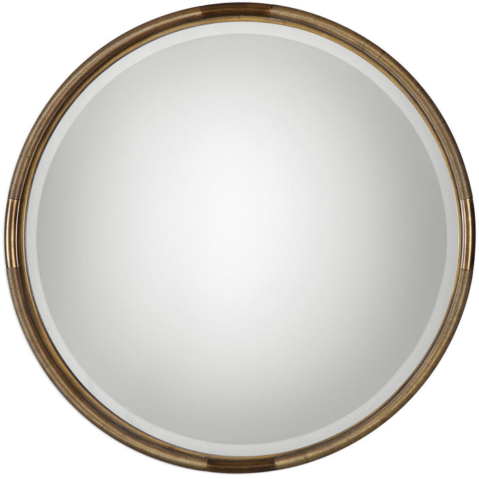 Uttermost 9244 Finnick Iron Coil Round Mirror