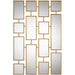 Uttermost 9271 Kennon Forged Gold Rectangles Mirror