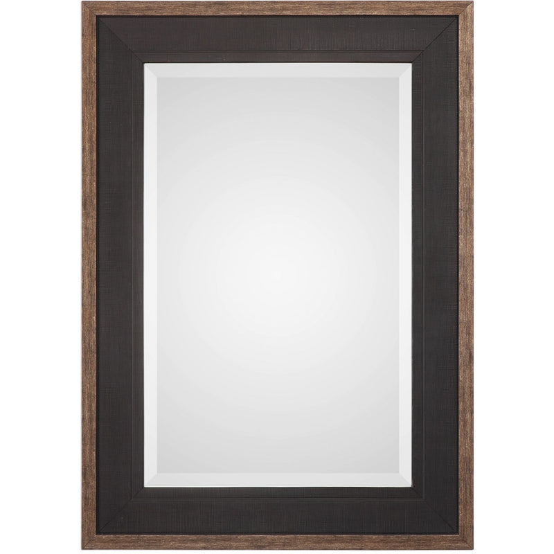 Uttermost 9377 Staveley Rustic Black Mirror