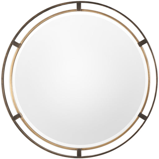 Uttermost 9332 Carrizo Bronze Round Mirror