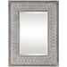 Uttermost 9455 Argenton Aged Gray Rectangle Mirror