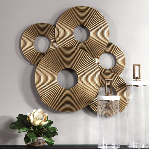 Uttermost 04201 Ahmet Gold Rings Wall Decor