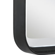Uttermost 09573 Croften Black Vanity Mirror