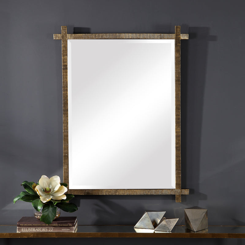 Uttermost 09548 Abanu Gold Vanity Mirror