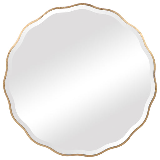 Uttermost 09611 Aneta Gold Round Mirror