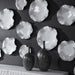 Uttermost 04234 Abella Ceramic Wall Decor, Set of 3, White