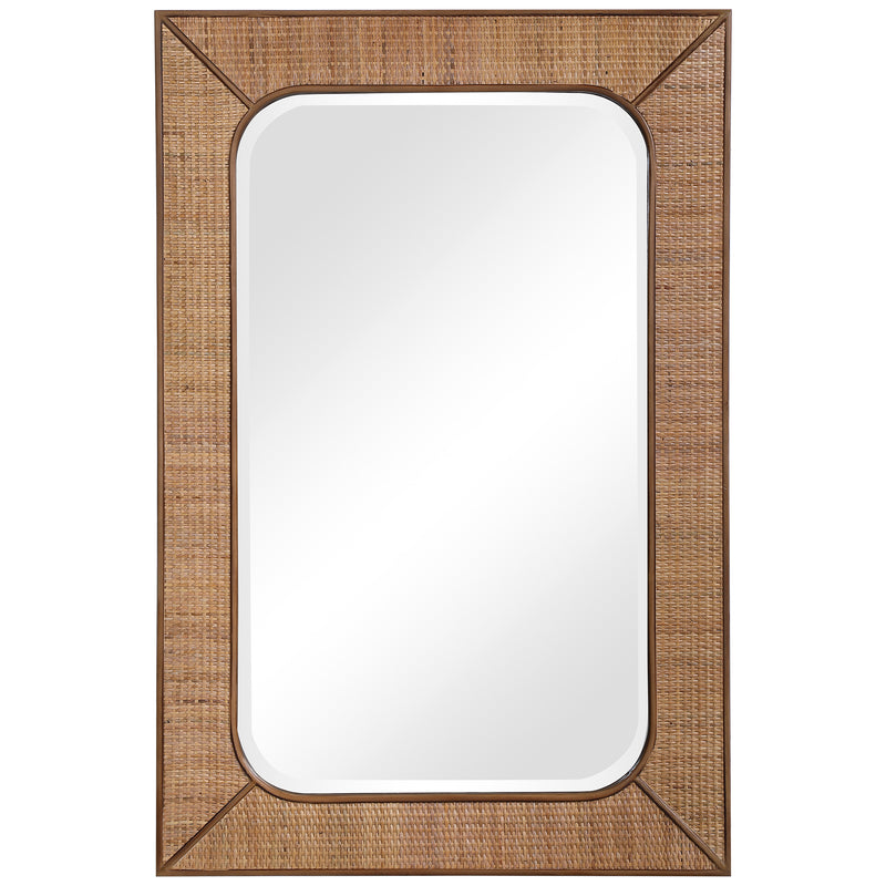 Uttermost Tahiti Rattan Mirror