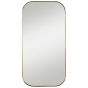 Uttermost Taft Plated Brass Mirror