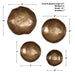 Uttermost Lucky Coins Brass Wall Bowls