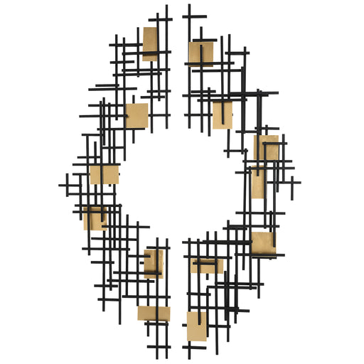 Uttermost Reflection Metal Grid Wall Decor