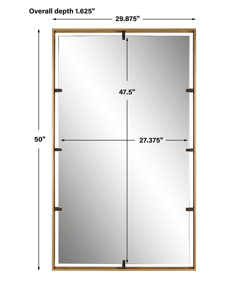 Uttermost Egon Gold Wall Mirror
