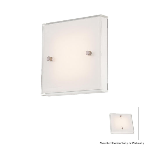 George Kovacs P1141-084-L Brushed Nickel LED Wall Light Sconce