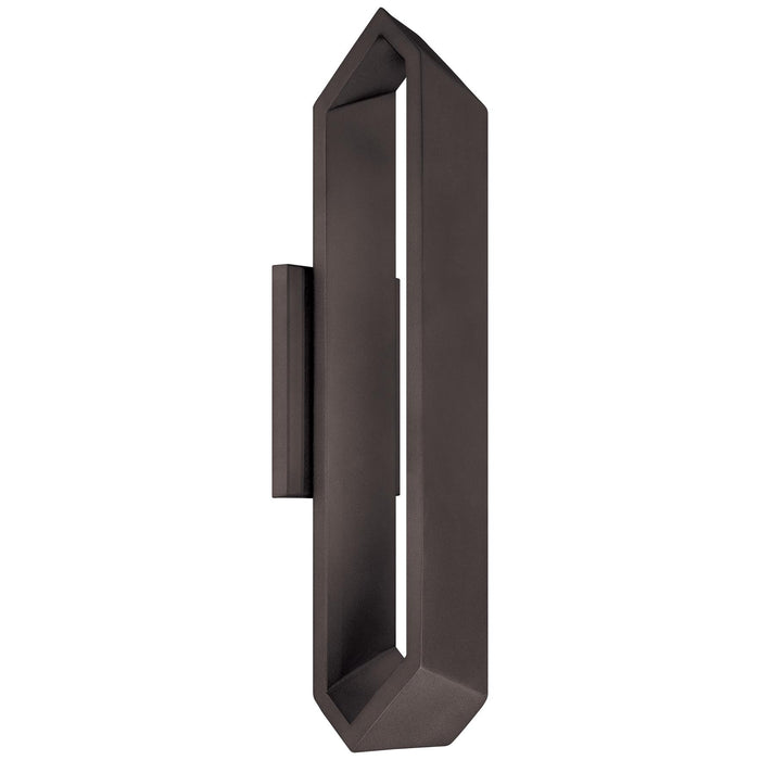George Kovacs P1205-066-L Pitch Black LED Outdoor Wall Light