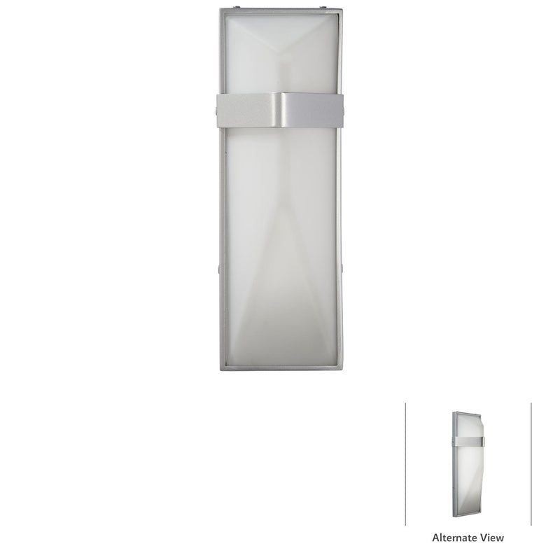 George Kovacs P1237-566-L Wedge Silver Dust LED Outdoor Wall Light