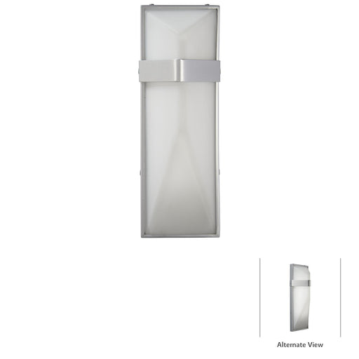 George Kovacs P1237-566-L Wedge Silver Dust LED Outdoor Wall Light