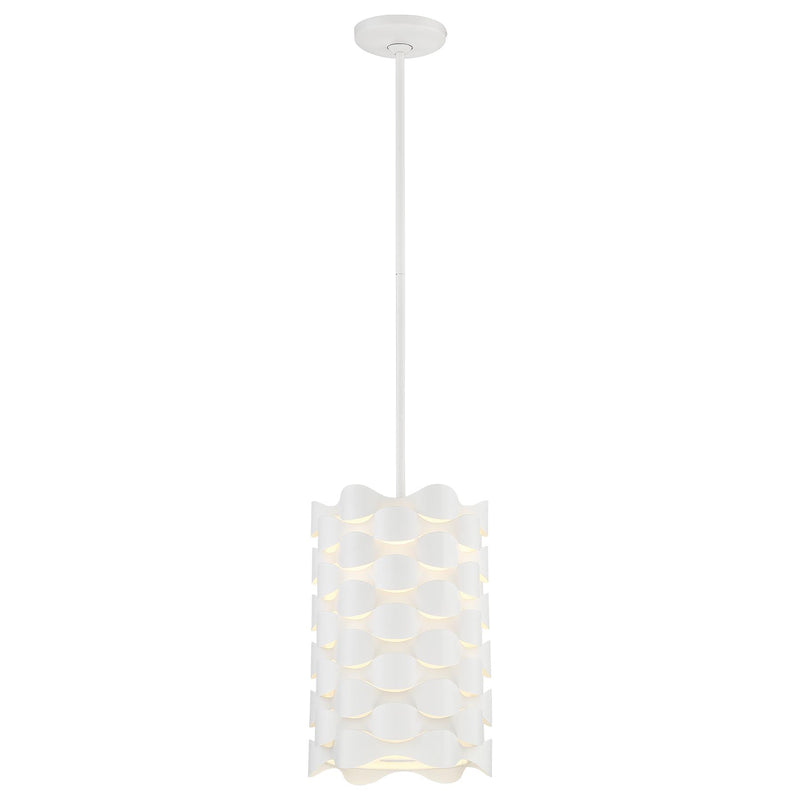 George Kovacs P1301-655-L Coastal Current Sand White LED Mini Pendant