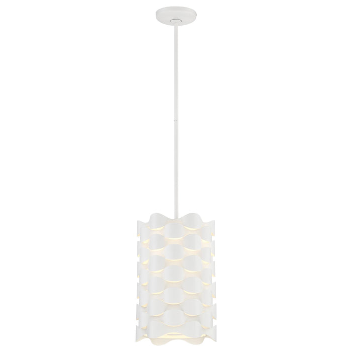 George Kovacs P1301-655-L Coastal Current Sand White LED Mini Pendant