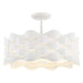 George Kovacs P1302-655-L Coastal Current Sand White LED Semi Flush Mount