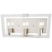 George Kovacs P1373-613 Crystal Chrome Polished Nickel Bathroom Vanity Light