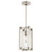 George Kovacs P1401-613 Crystal Clear Polished Nickel Mini Pendant