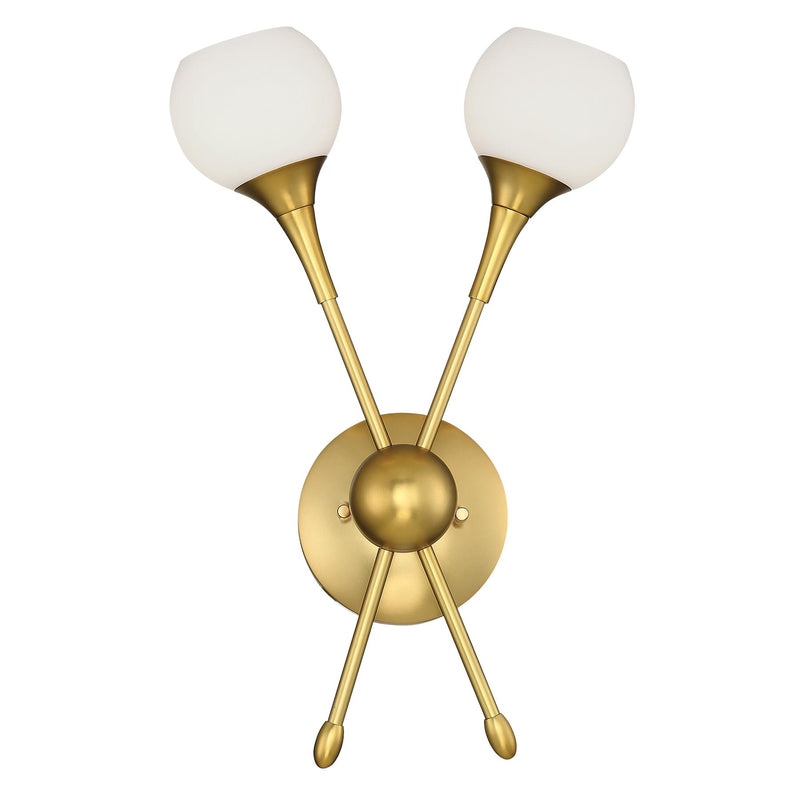George Kovacs P1802-248 Pontil Honey Gold Wall Light Sconce